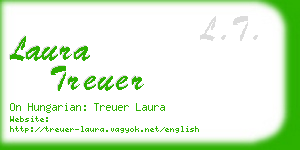 laura treuer business card